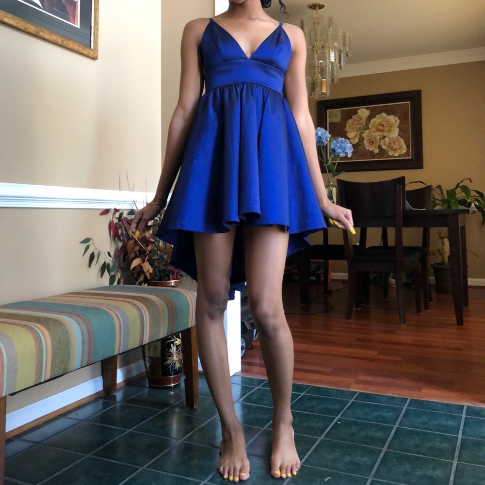 High-low Satin Dress